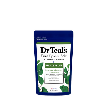 Dr Teal’s Sal Pura De Epsom Con Eucalipto Y Hierbabuena 1lb